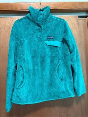 Patagonia Teal Sherpa Pullover